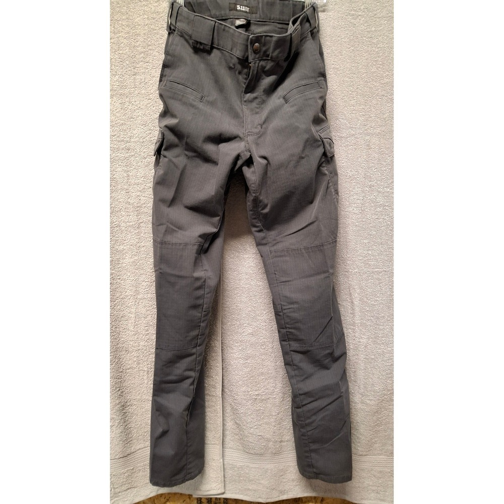 5.11 Tactical Stryke Pants Mens 32x36 Gray Flex-Tac Ripstop Cargo Work Trousers